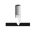 Crown Quarter Round Cutter 11/64" x 6-1/2" .030"