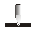 Crown Half Round Cutter 11/64" x 6-1/2" .020"